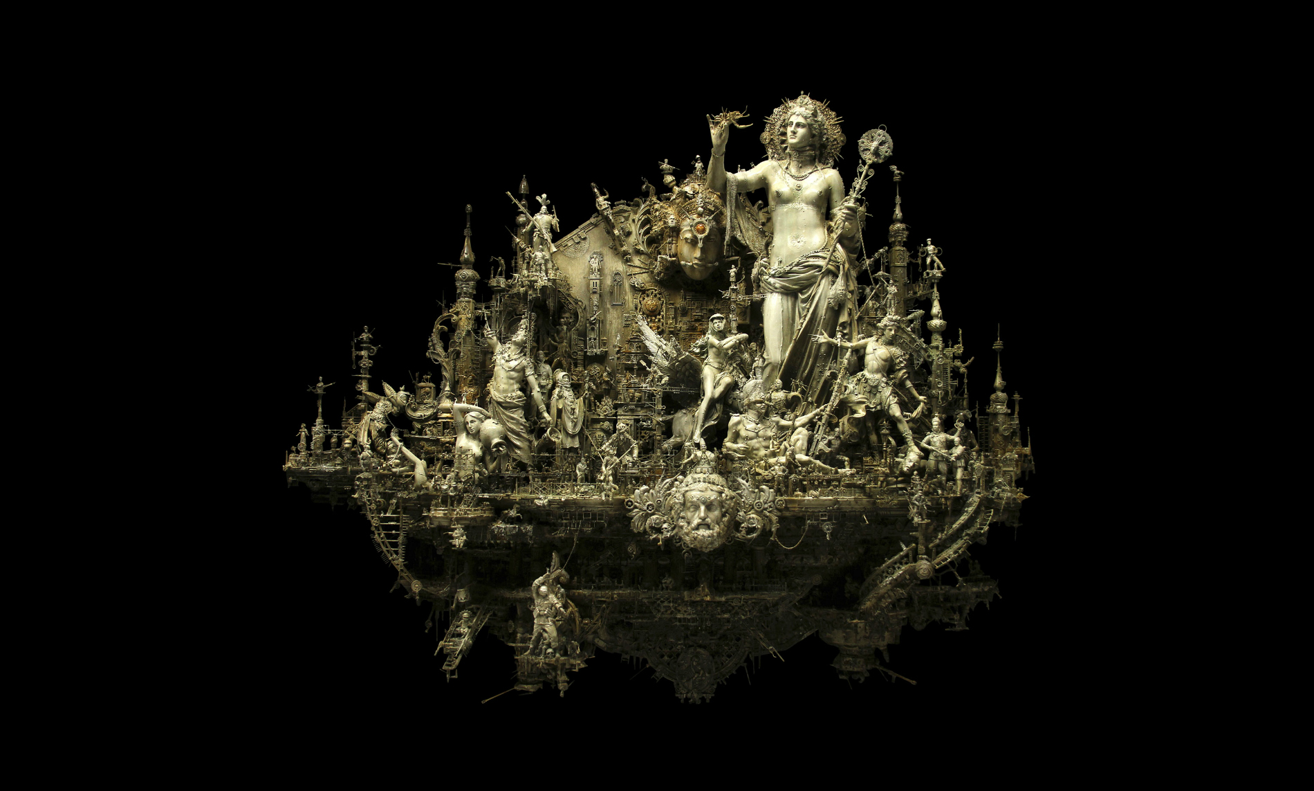 Sculpture by Kris Kuksi