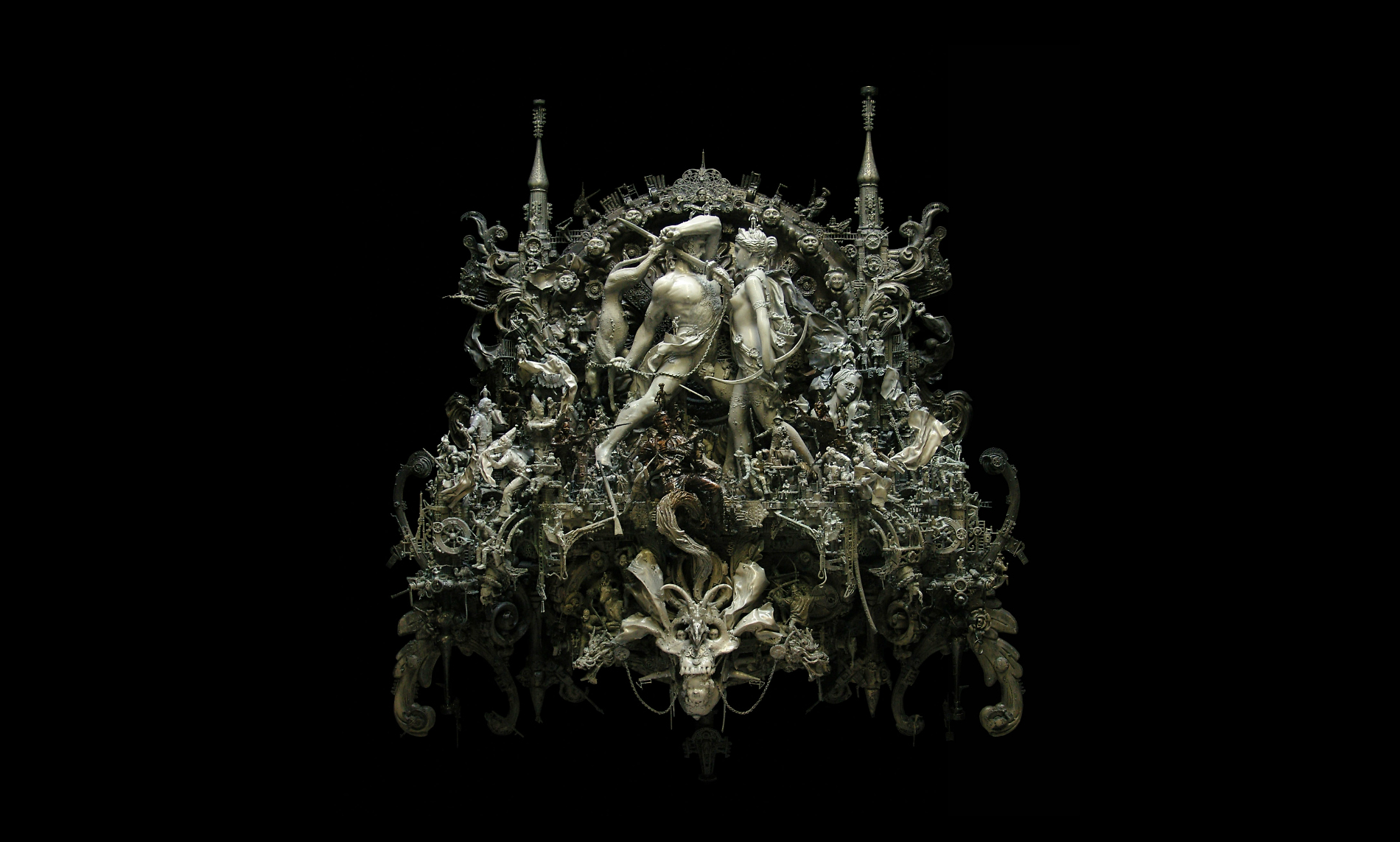 Sculpture by Kris Kuksi