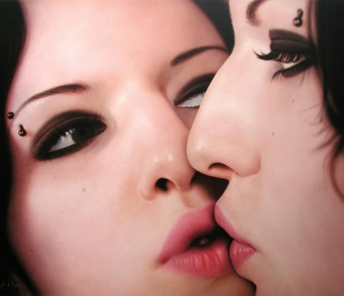 Photorealistic portraiture by Hubert de Lartigue