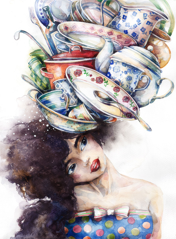 Wateercolor by Lesya Nedzelskaya