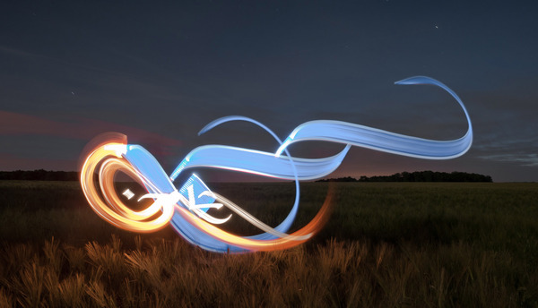 Light Calligraphy by Julia Breton
